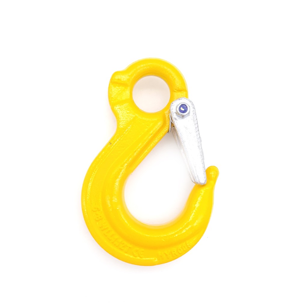 ตะขอยกมีรู G80 สีเหลือง (A327)