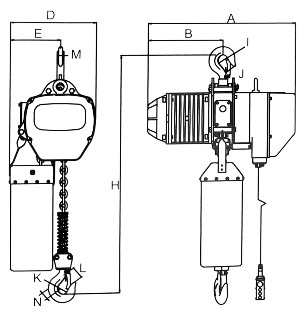 HHB Electric chain hoist